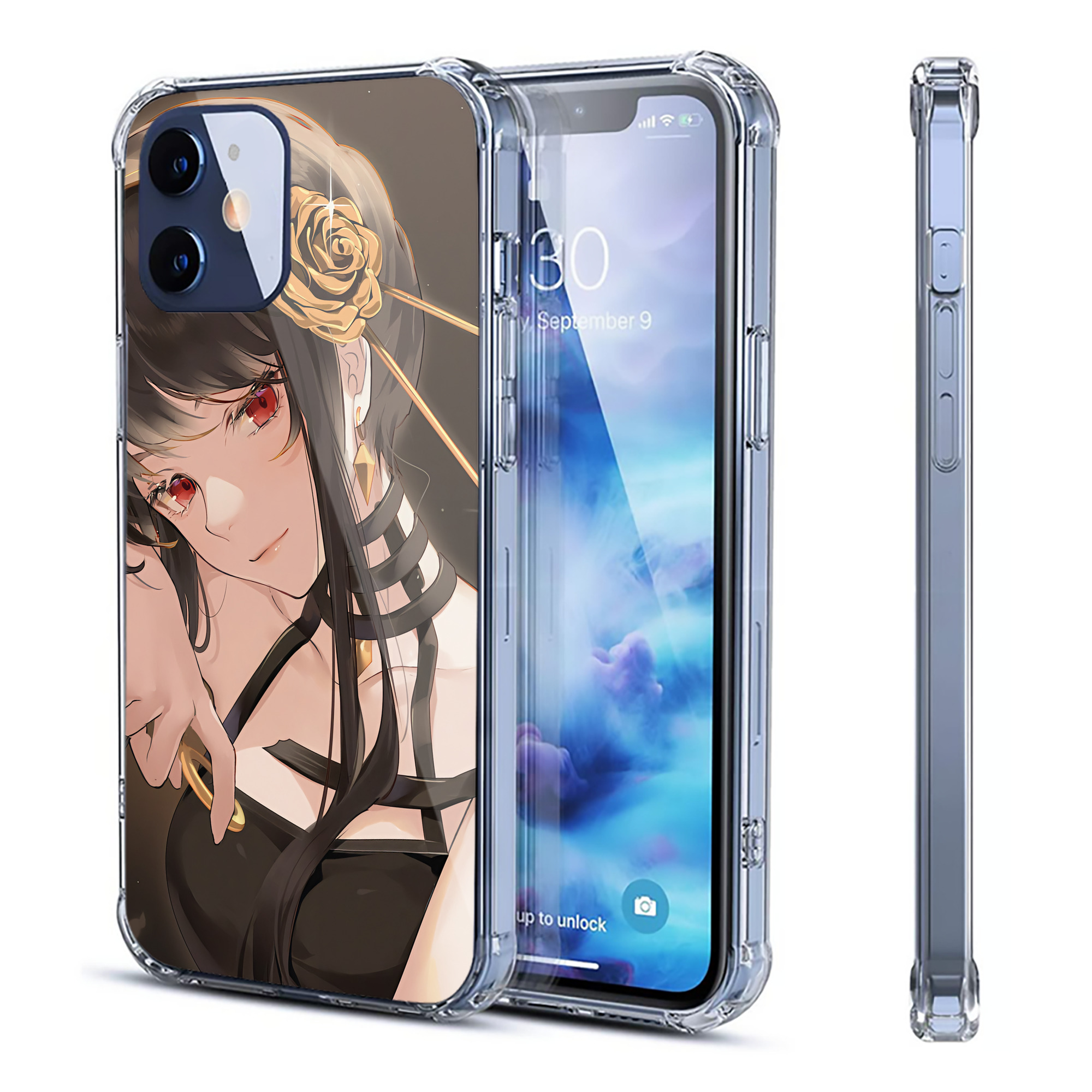 （画像用） SPY×FAMILY间谍家家酒 【iPhone 12シリーズ対応】透明スマホケース（クリアソフトケース）
